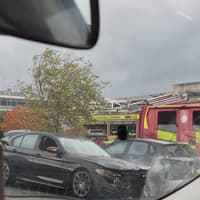 LIVE: Fire breaks out in Limerick shopping centre car park