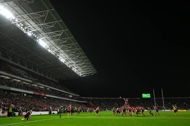 Action from last year's Champions Cup match between Munster and Gloucester at SuperValu Páirc Uí Chaoimh