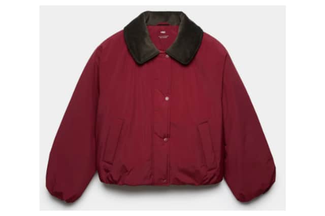Thermowarmth Cord Collar Short Padded Jacket