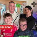 The late Philip, Kim, Callum and Jayden English
