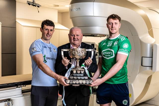 The County Senior Hurling Championship Final launch was held at the new cancer centre at Ballygrennan, Moyross. Present were Martin White, WhiteBox Property Developments the competition sponsor, Mike Foley, Na Piarsaigh and Robbie Egan, Kilmallock
