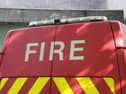 The fire was reported just after 5pm