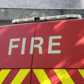 The fire was reported just after 5pm