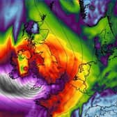 Storm forecast for Ireland