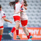 Honor Mulvihill celebrates giving her side the lead late on against Waterford last weekend