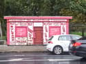 The historic kiosk, with its striking red and white facade, is an iconic landmark in Limerick city