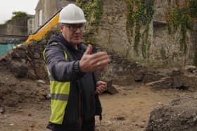 The discovery of the medieval undercroft