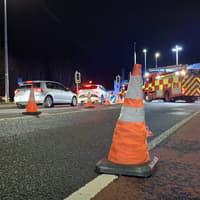 Rush hour multi-vehicle collision on Limerick motorway
