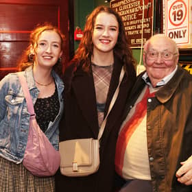 Flan Costello welcomed back Clodagh and Sinead Callahan to Costello's Tavern on Thursday night | PICTURE: Brendan Gleeson
