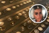 Candles were lit in Italy by family members for Scarlett Faulkner