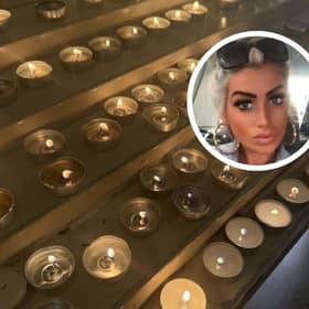 Candles were lit in Italy by family members for Scarlett Faulkner