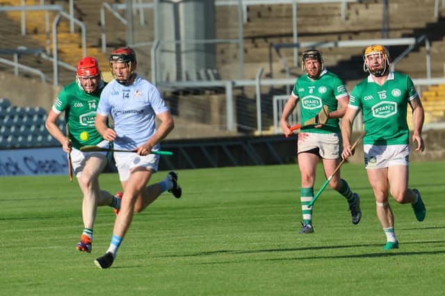 David Dempsey, Na Piarsaigh, during the SHC round 1 clash with Kilmallock earlier this year