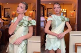 Julia wearing Kayla Gorman Designs