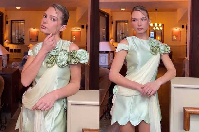 Julia wearing Kayla Gorman Designs