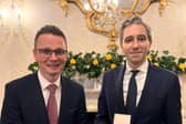 Tanaiste and Fine Gael leader Simon Harris elevated Patrick O'Donovan to the Cabinet in 2024