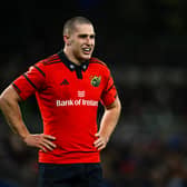 Gordon Wood of Munster during the United Rugby Championship match against Leinster 