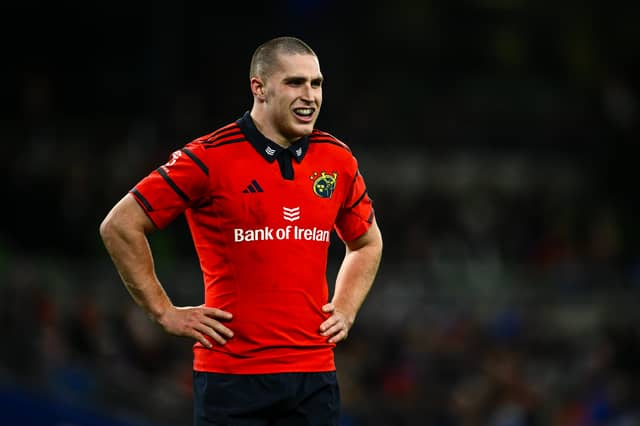 Gordon Wood of Munster during the United Rugby Championship match against Leinster