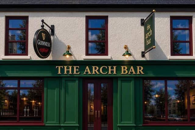 An artist’s impression of what The Arch Bar will look like when works are completed