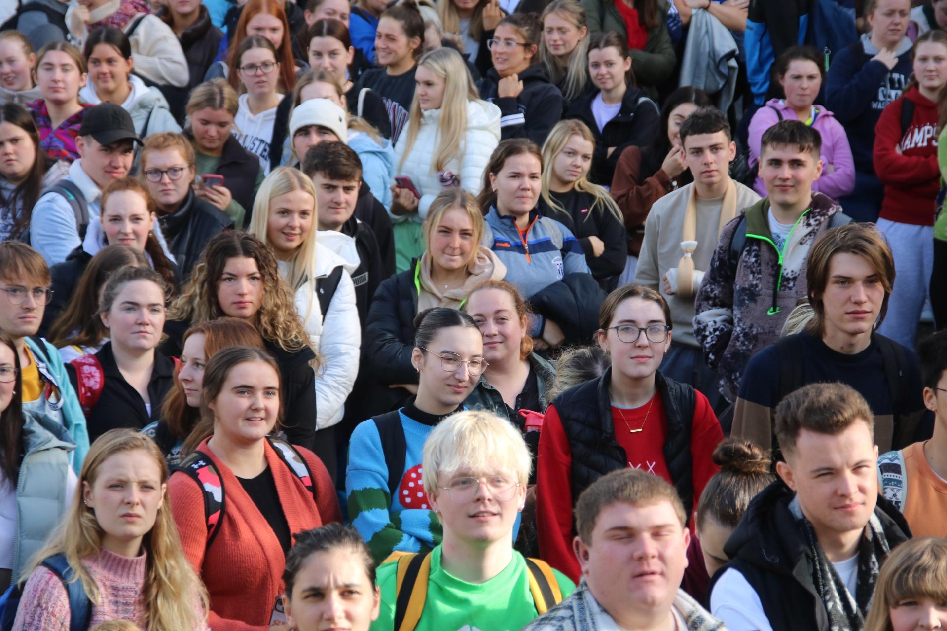 In Pictures Limerick students 'walkout' of lectures to highlight