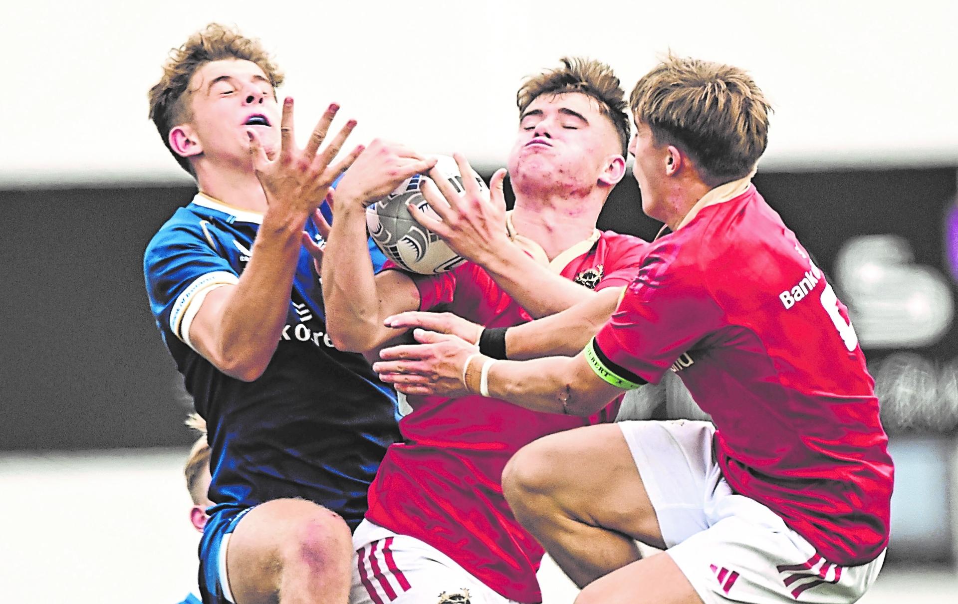 In Pictures Munster Rugby earn victory over Leinster in U18 Boys Schools clash - Page 1 of 12