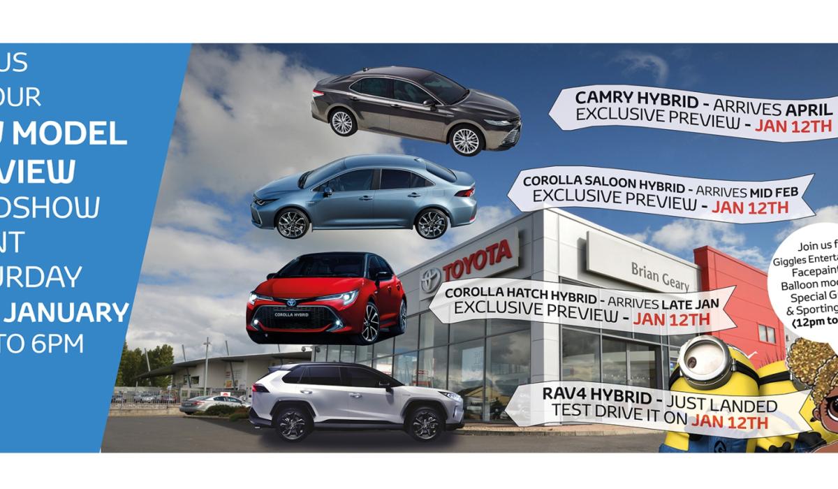 Feel the power of hybrid at Brian Geary Toyota in Limerick Limerick Live