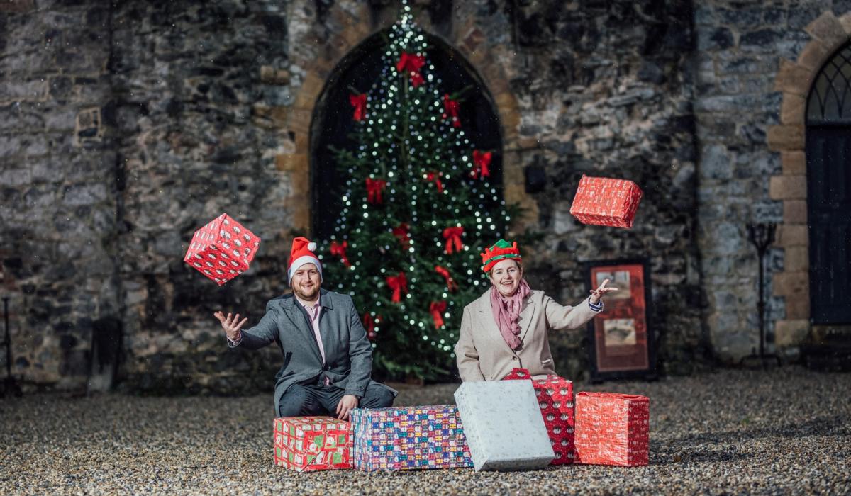 Christmas tree for gifts for children in University Hospital Limerick