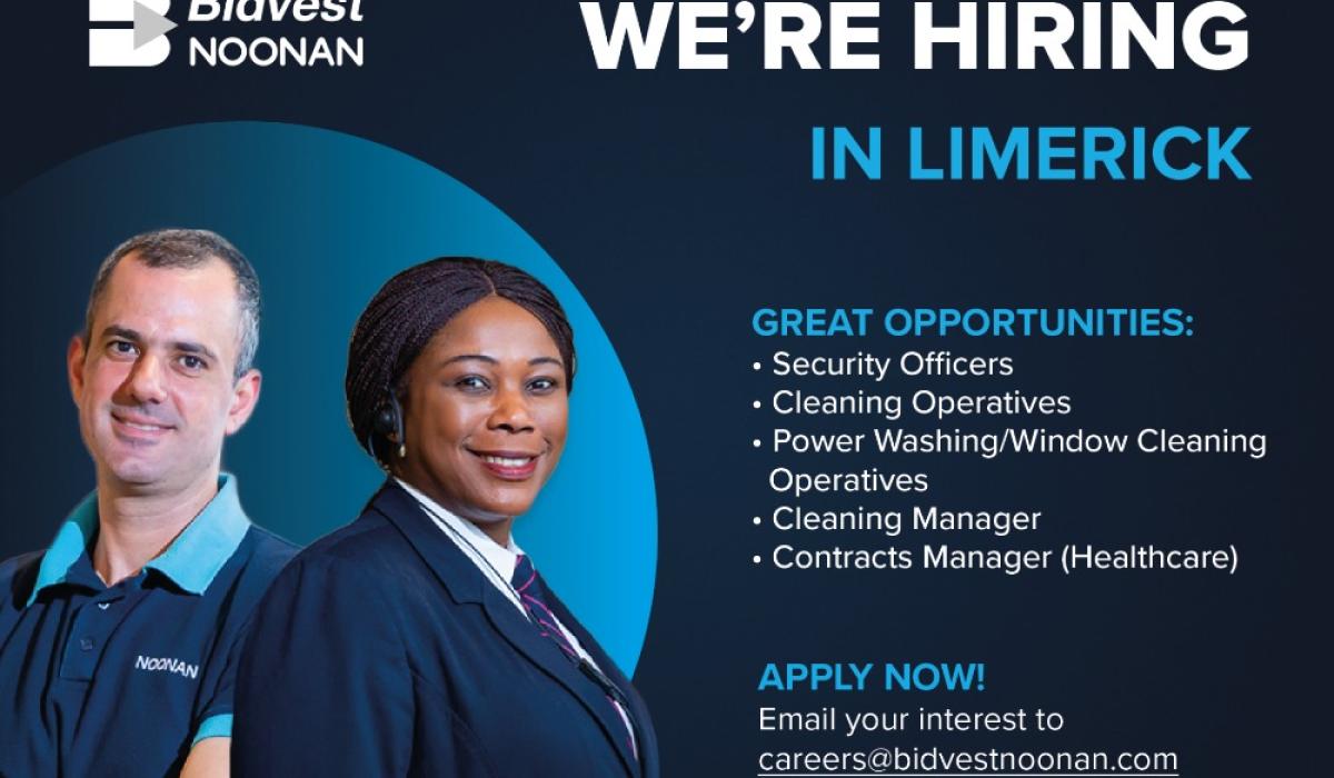 Job Alert Bidvest Noonan Are Hiring Now For Immediate Starts! Limerick Live