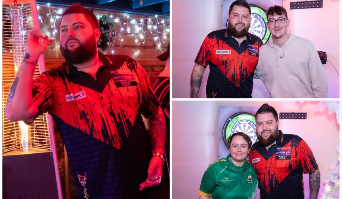 PICTURES World darts champ Michael Smith tours Ireland ahead of Ally