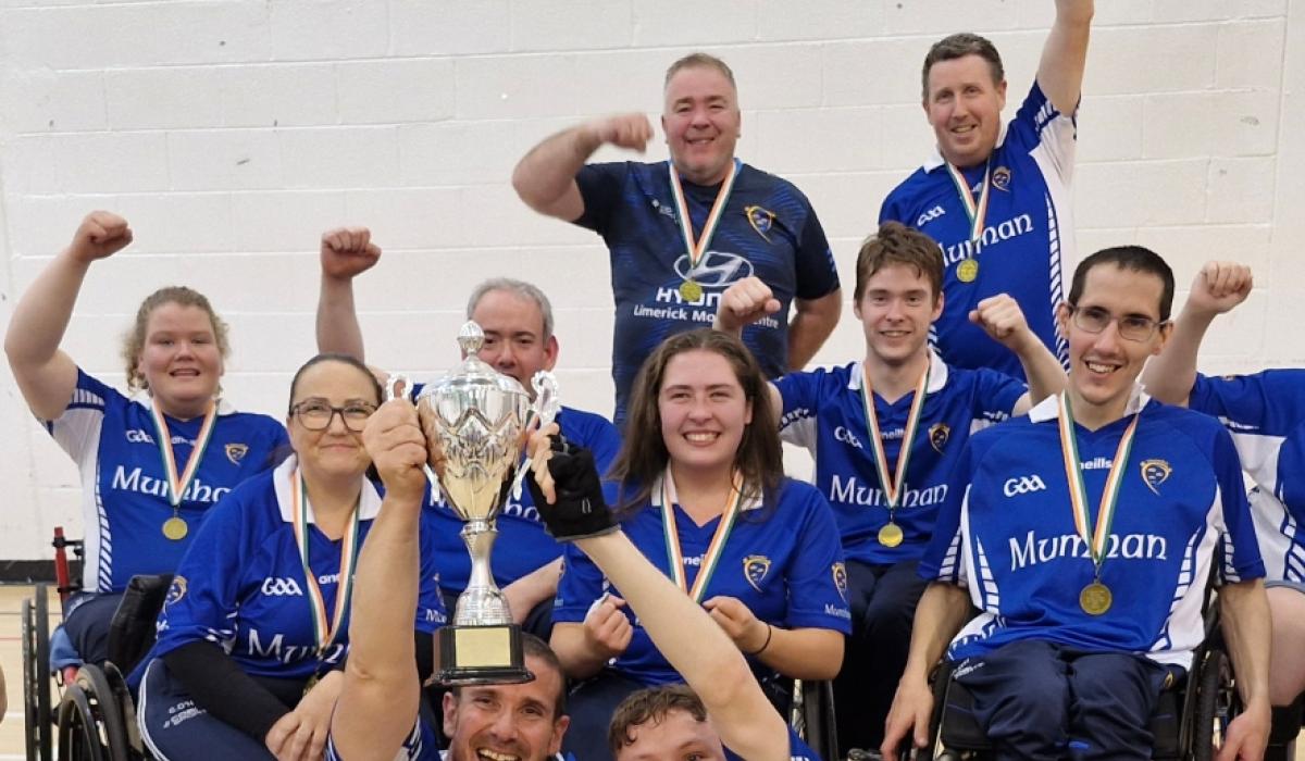 Munster wheelchair hurlingcamogie club claim AllIreland title