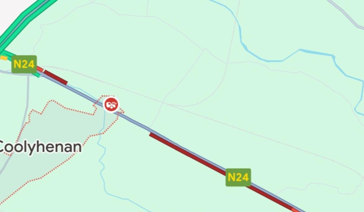 BREAKING: Traffic at a 'standstill' on busy Limerick route following collision