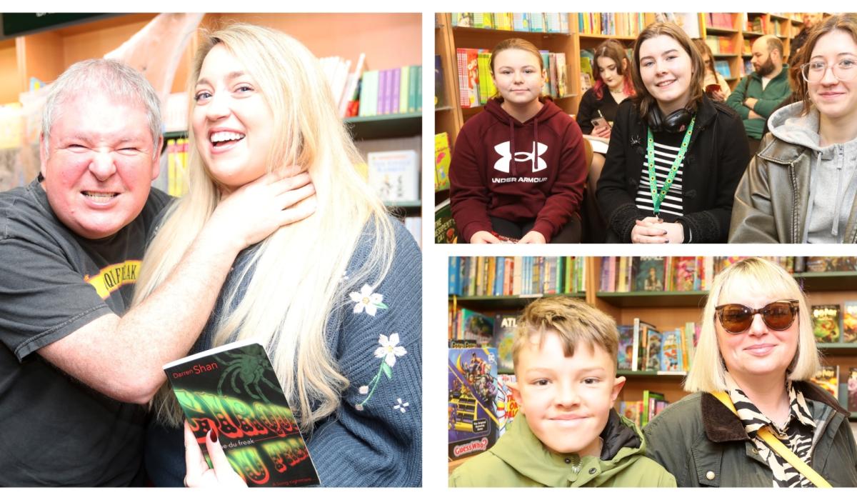 PICTURES: Limerick's own Darren Shan meets local readers