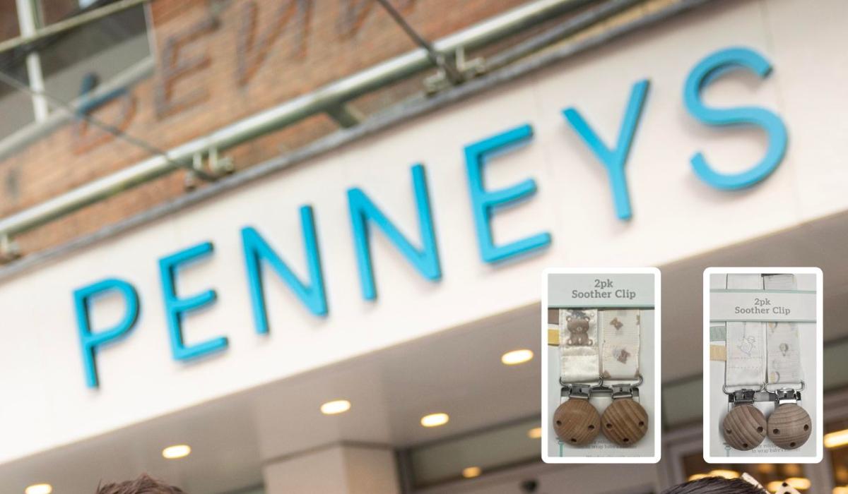 ALERT: Penneys recalls hundreds of baby soothers sold at Irish stores amid choking risk