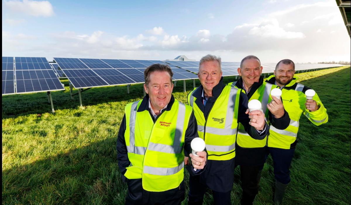 Shannon Airport unveils Ireland’s first airfield solar PV farm in major €6.6m investment