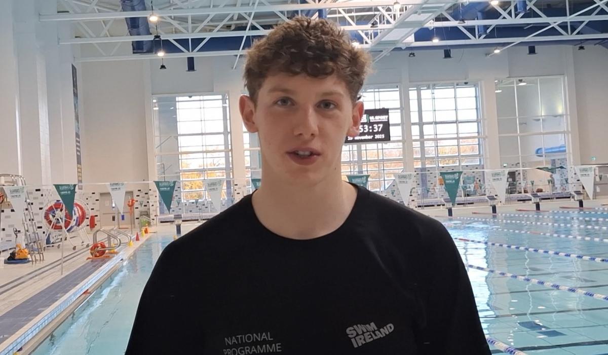 WATCH: Mungret's Denis O'Brien excited by senior international debut at this week's European Aquatics Championships