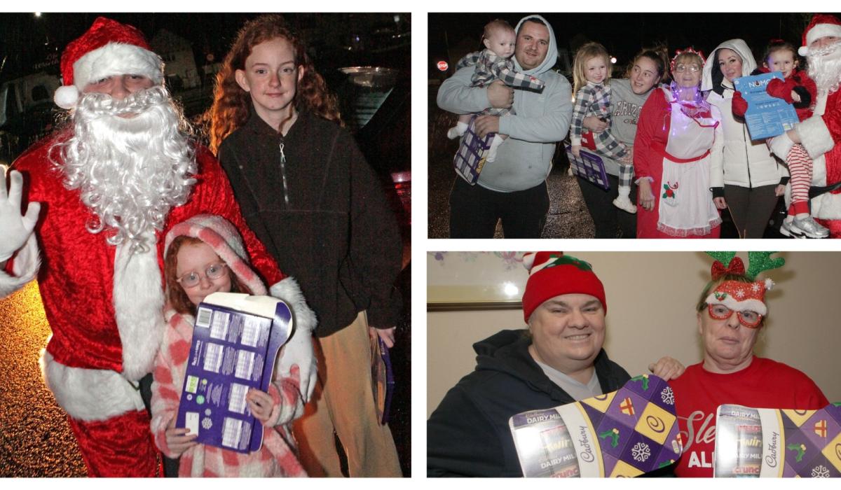 PICTURES: Santa Claus arrives early to Limerick parish to hand out presents