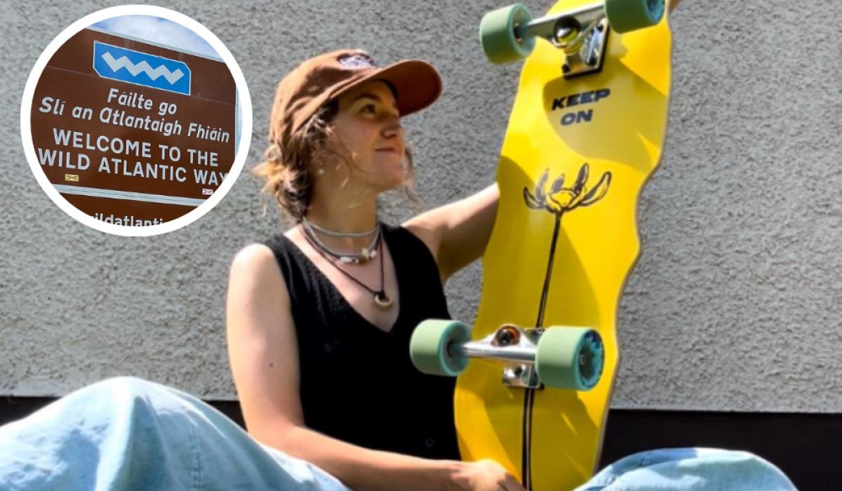 Limerick woman skates over 2,700km along the Wild Atlantic Way for mental health 