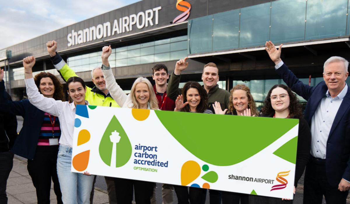 Shannon Airport achieves new accreditation for reducing carbon emissions