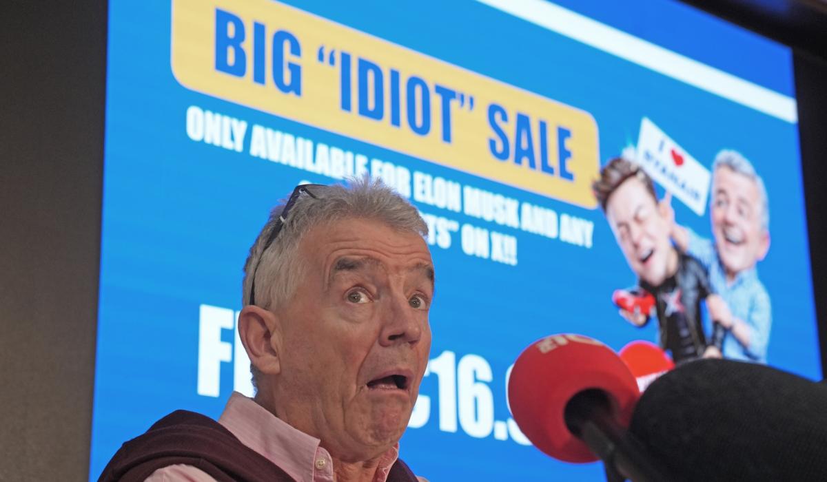 What did Michael O'Leary say about Elon Musk in 'savage' Ryanair press conference