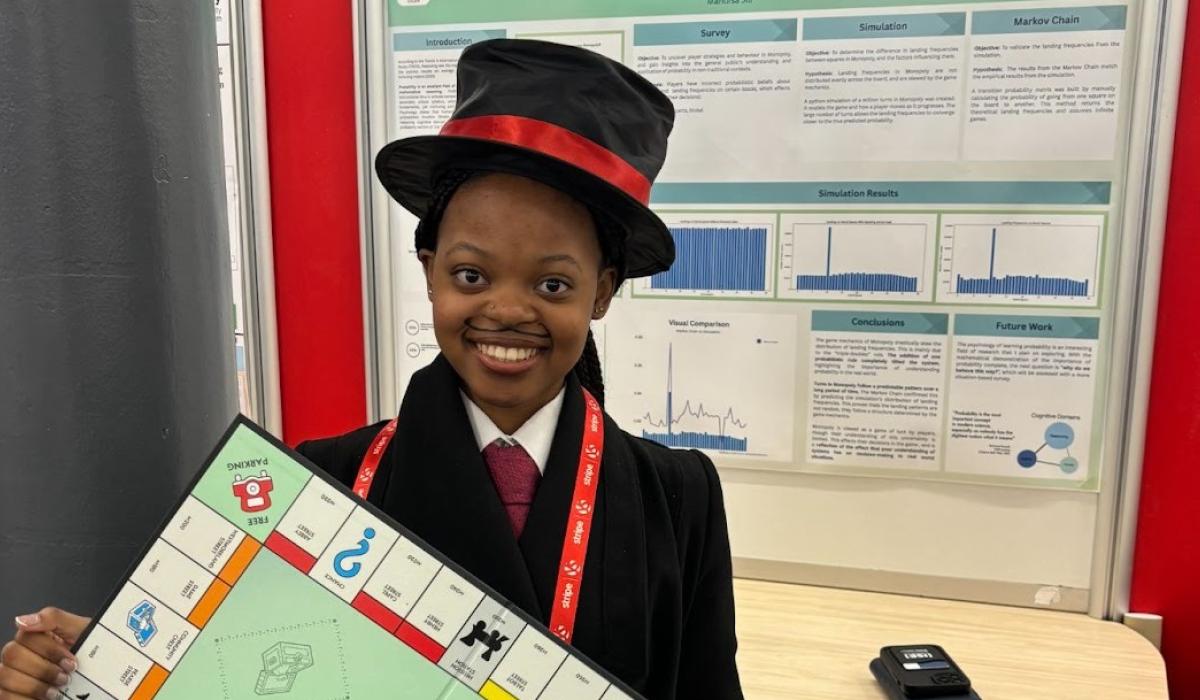 Limerick student nabs award for crunching the numbers behind popular board game