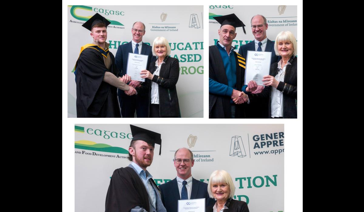 Three Limerick men among Ireland’s first higher education apprentices in land-based sectors