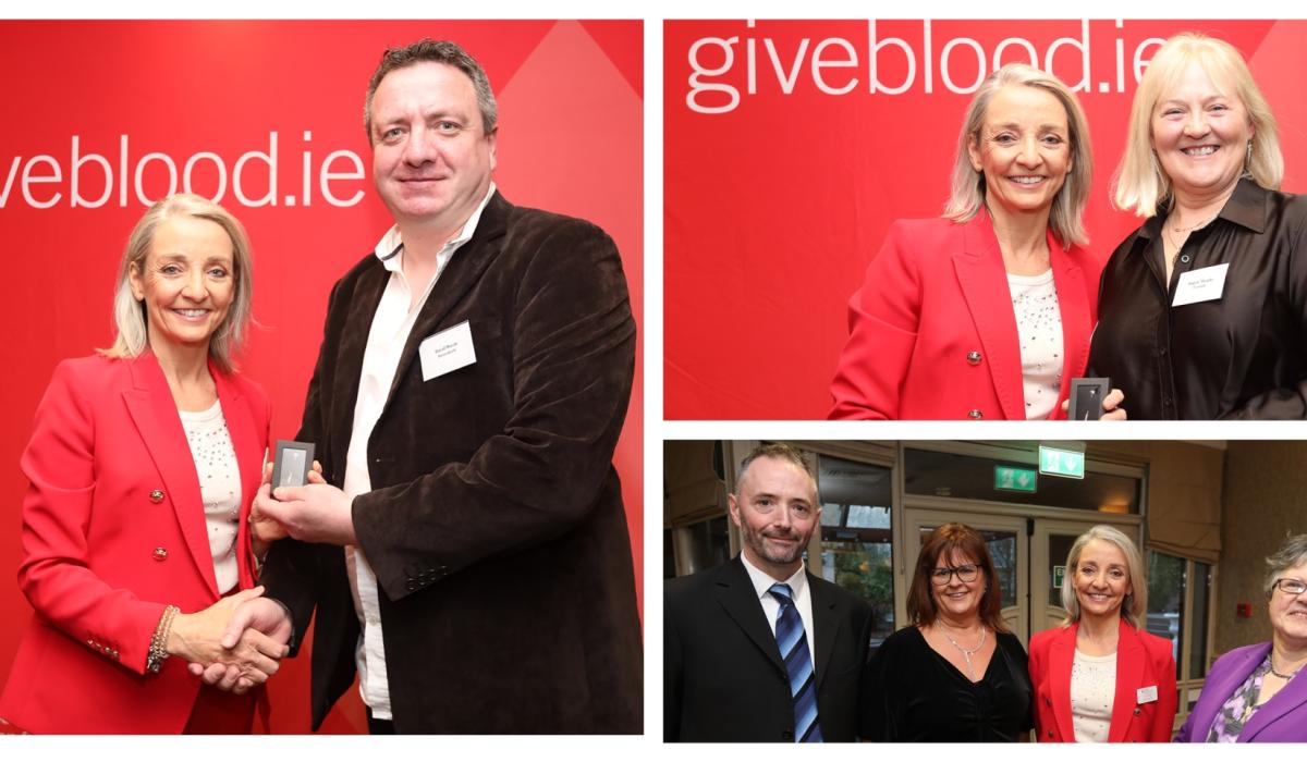 PICTURES: Irish Blood Transfusion Service celebrates Limerick's top donors
