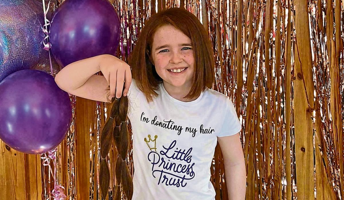 Nineyearold Limerick girl cuts 15inches off her ‘unique’ hair cut to