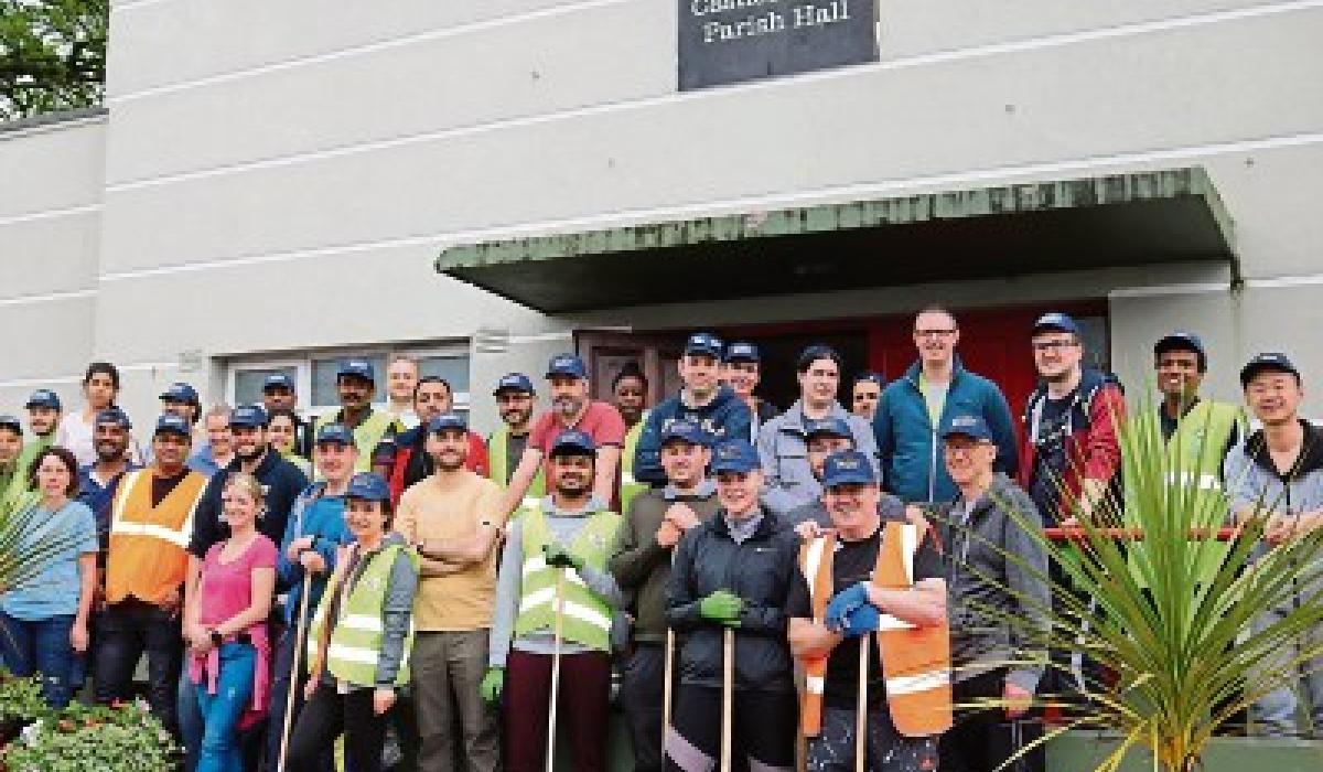Limerick Johnson & Johnson staff roll up their sleeves for Tidy Towns