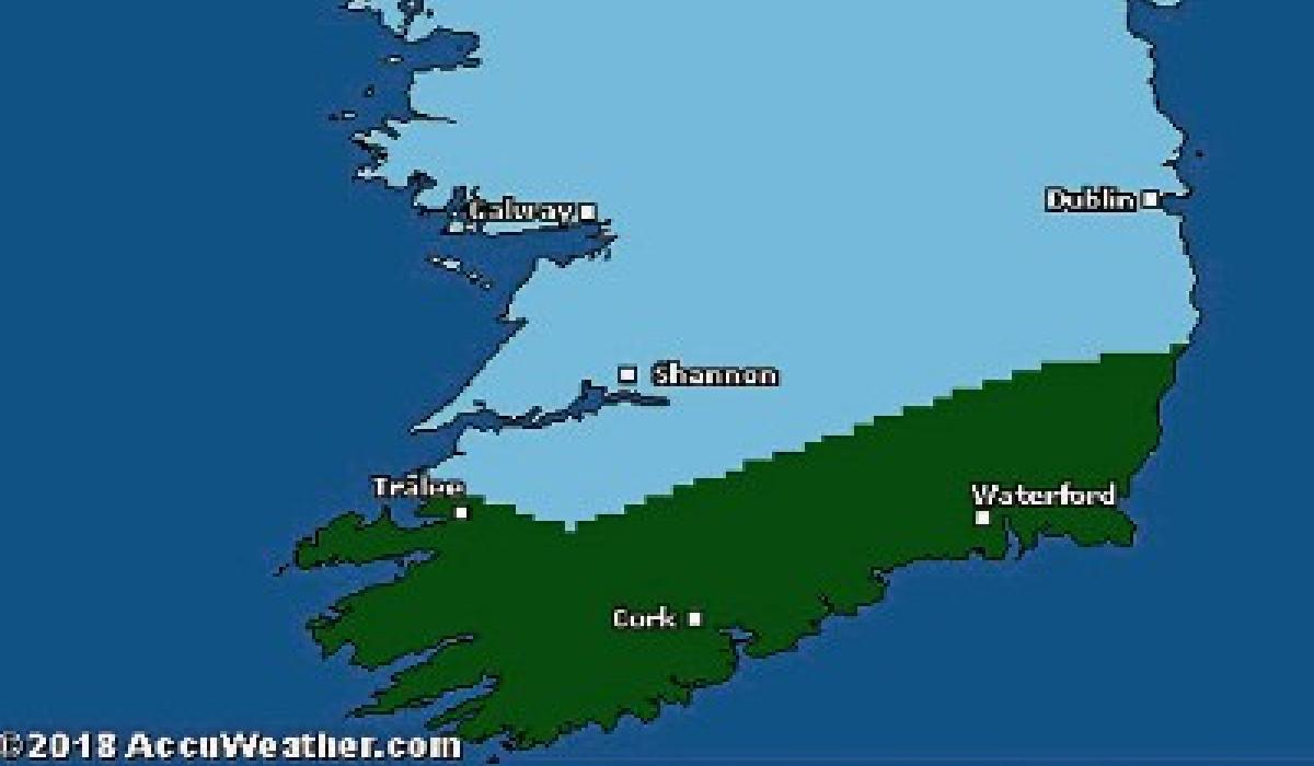 Weather warning for Limerick as temperatures are set to fall below zero