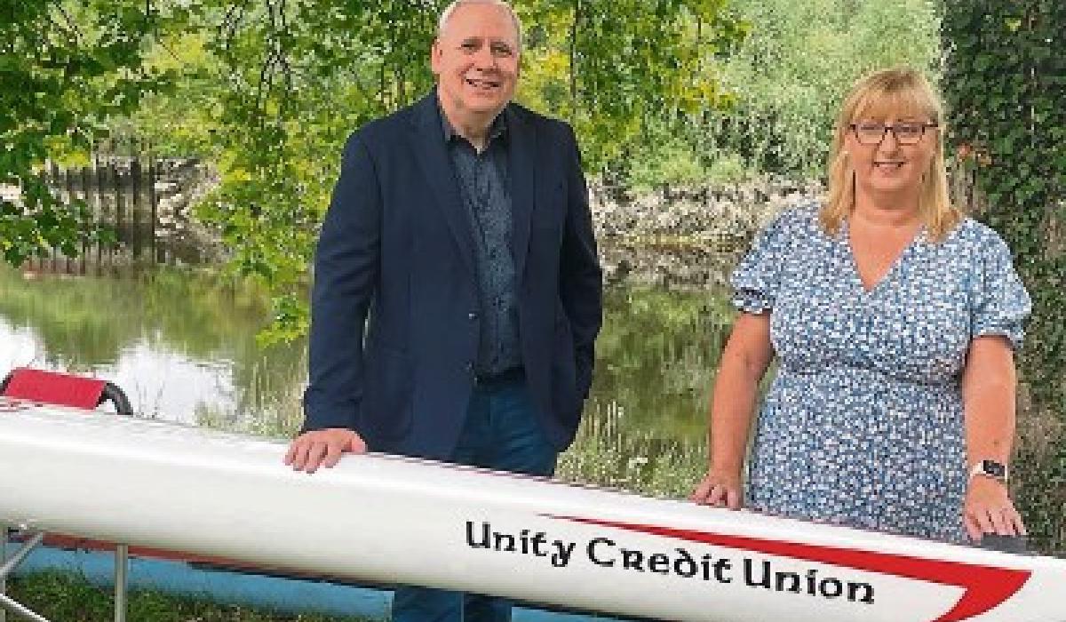 Unity Credit Union rows in to support Athlunkard Boat Club in Limerick