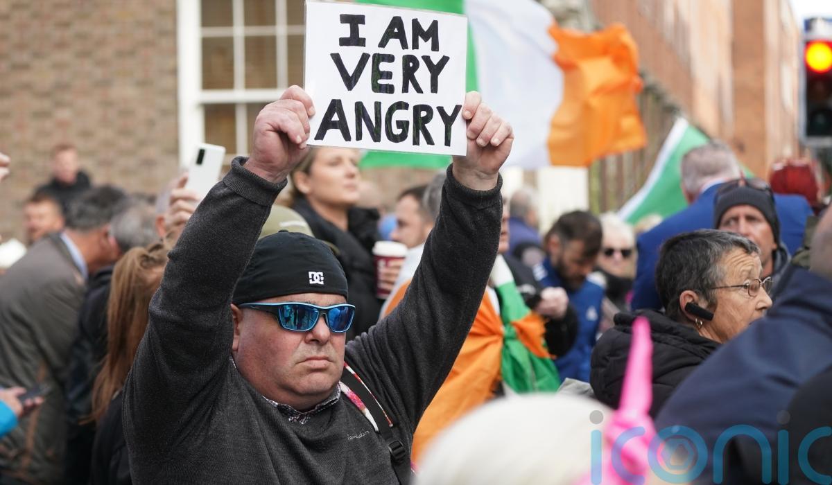 13 charged after demonstrators bring mock gallows to Leinster House