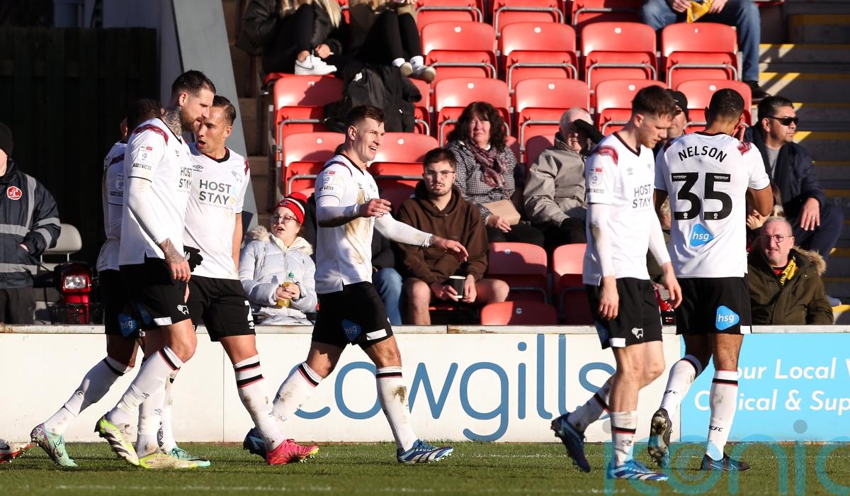 Derby renforce son avance avec une victoire sur Fleetwood, bas du classement