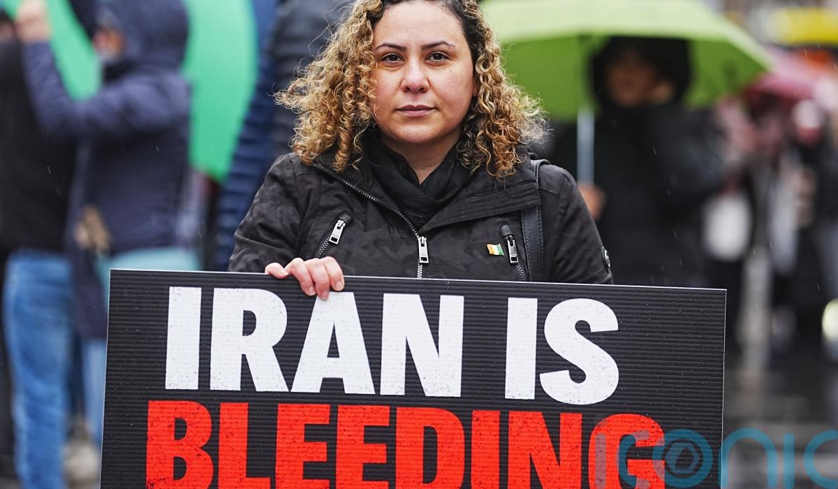 Iranians gather in Dublin to demand expulsion of diplomats