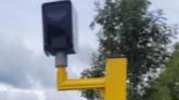 Static speed safety camera