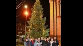 Third-time lucky for Limerick parish community as Christmas tree towers up 30 foot